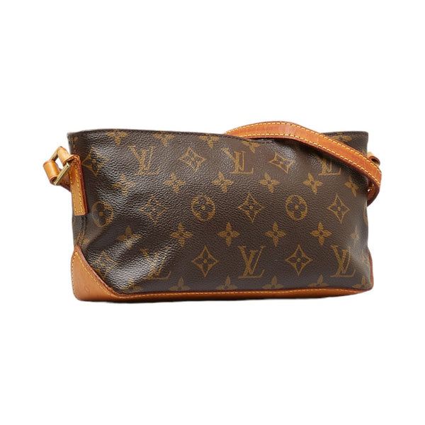 ルイ ヴィトン モノグラム トロター ショルダーバッグ M51240 ブラウン PVC レザー レディース LOUIS VUITTON 【中古】