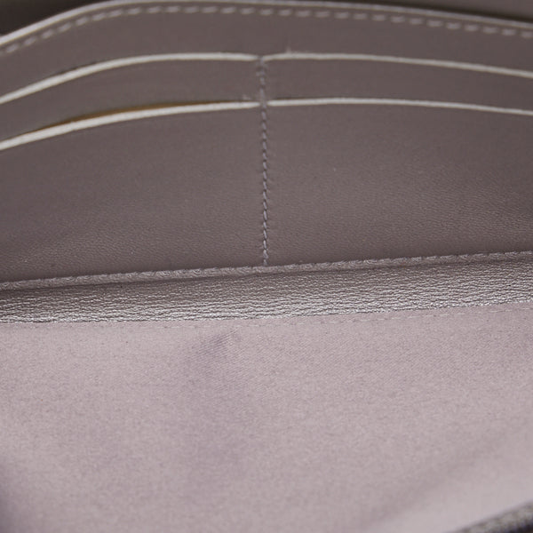 シャネル カメリア ココマーク ラウンドファスナー 長財布 ブラック ラムスキン レディース CHANEL 【中古】