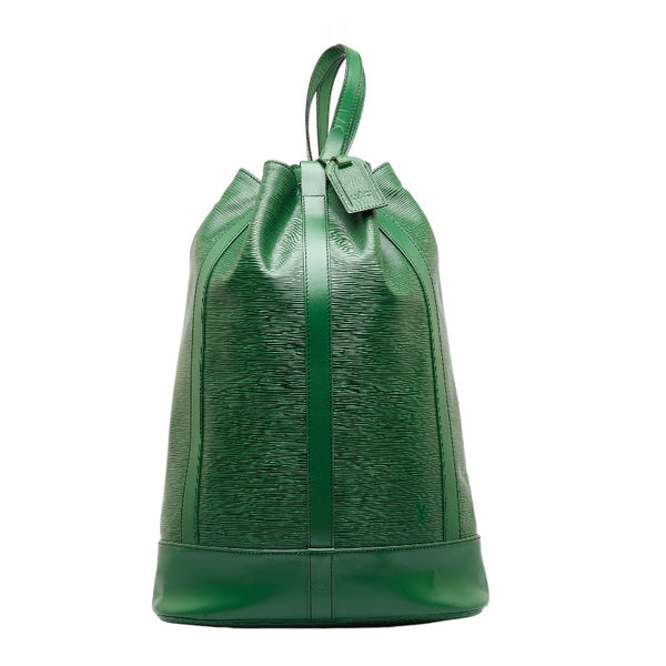 ルイ ヴィトン エピ ランドネGM ショルダーバッグ M43084 ボルネオグリーン レザー レディース LOUIS VUITTON 【中古】