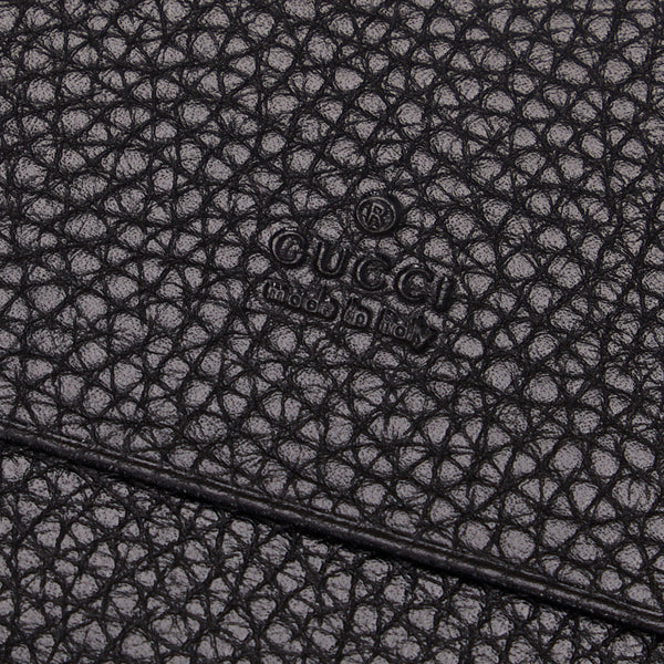 グッチ GG カードケース 名刺入れ 473923 ブラック レディース GUCCI 【中古】