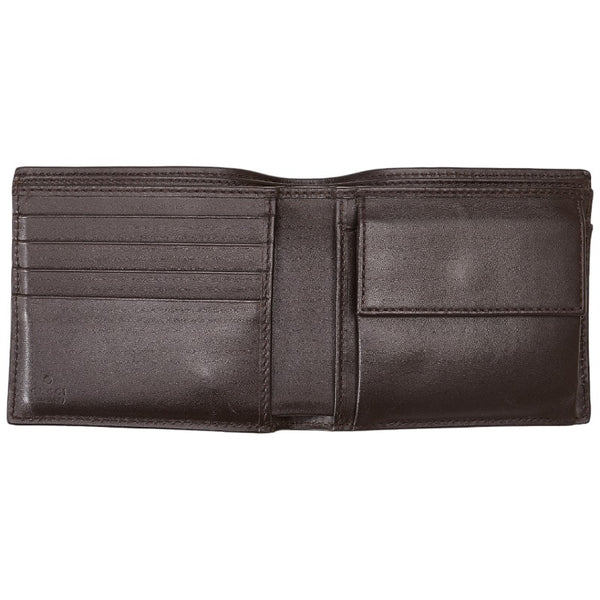 グッチ GGスプリーム ニューウェブ 二つ折り財布 408826 ベージュ PVC レザー メンズ GUCCI 【中古】