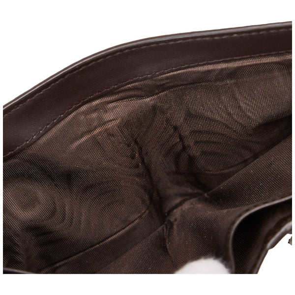 グッチ GGスプリーム ニューウェブ 二つ折り財布 408826 ベージュ PVC レザー メンズ GUCCI 【中古】