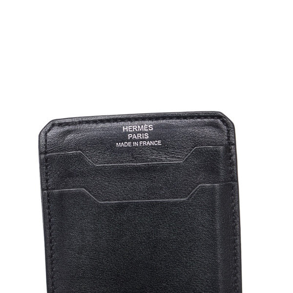 エルメス シティ 3CC カードケース 名刺入れ ブラック グレインレザー レディース HERMES 【中古】