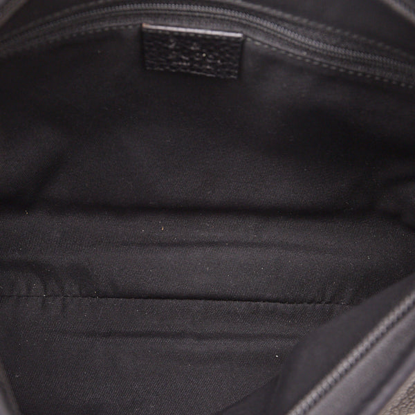 グッチ アビー ハンドバッグ ショルダーバッグ 268637 ブラック レザー レディース GUCCI 【中古】