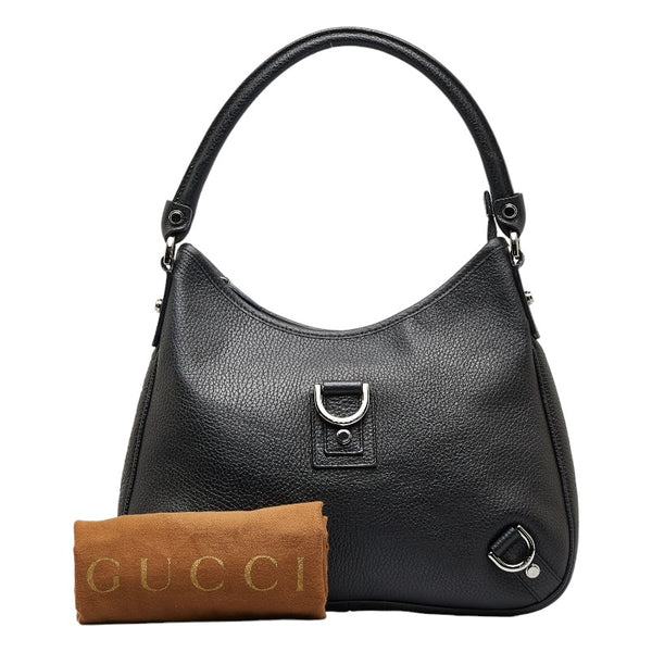 グッチ アビー ハンドバッグ ショルダーバッグ 268637 ブラック レザー レディース GUCCI 【中古】