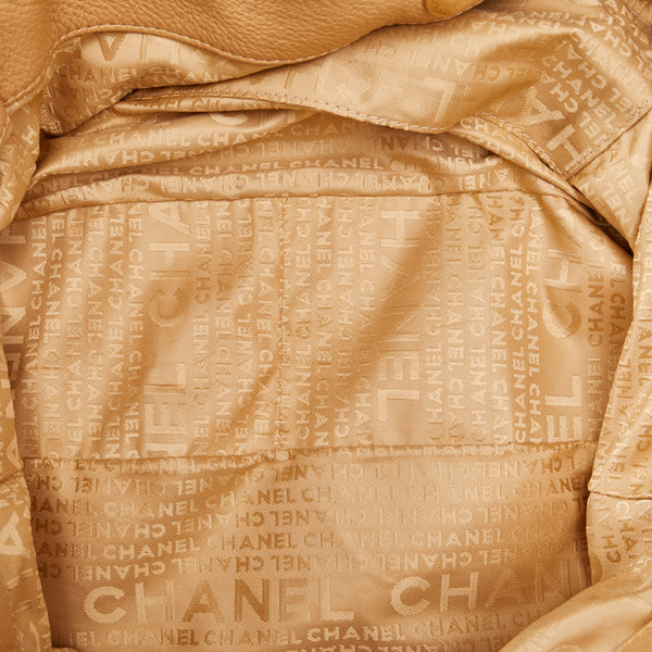 シャネル ココキューブ ココマーク ゴールド金具 ハンドバッグ ショルダーバッグ ベージュ レザー レディース CHANEL 【中古】