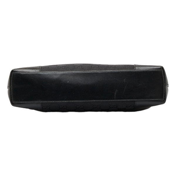 グッチ GGキャンバス ハンドバック ショルダーバッグ 33900 ブラック キャンバス レザー レディース GUCCI 【中古】