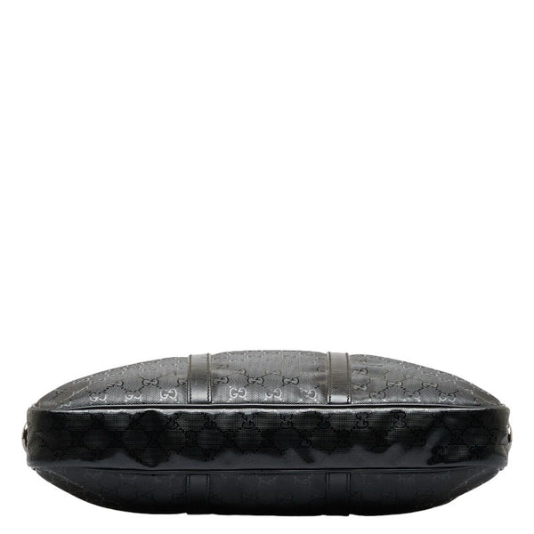 グッチ GGインプリメ ハンドバッグ ビジネスバッグ ブリーフケース 201430 ブラック PVC レザー メンズ GUCCI 【中古】