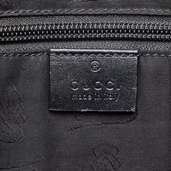 グッチ GGインプリメ ハンドバッグ ビジネスバッグ ブリーフケース 201430 ブラック PVC レザー メンズ GUCCI 【中古】