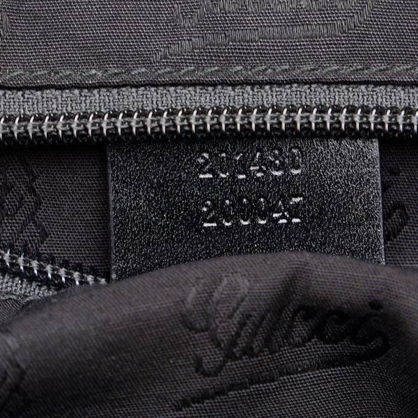 グッチ GGインプリメ ハンドバッグ ビジネスバッグ ブリーフケース 201430 ブラック PVC レザー メンズ GUCCI 【中古】