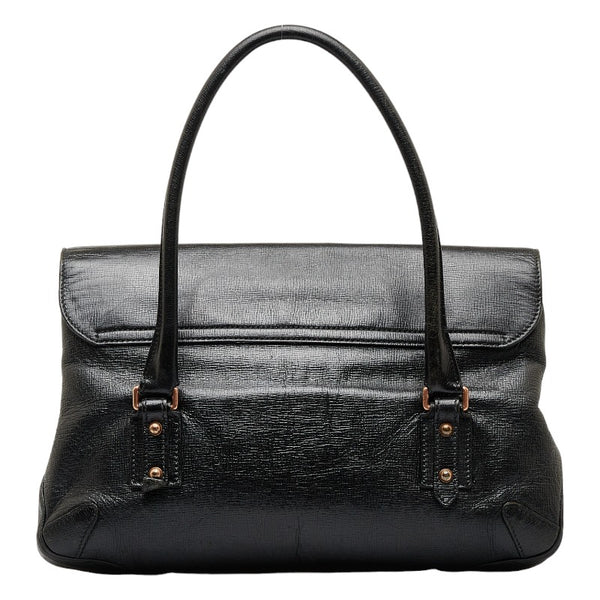 グッチ ホースビット ハンドバッグ トートバッグ 120983 ブラック レザー レディース GUCCI 【中古】