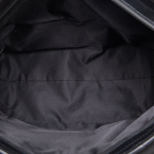 グッチ トートバッグ ハンドバッグ 34339 ブラック キャンバス レザー レディース GUCCI 【中古】