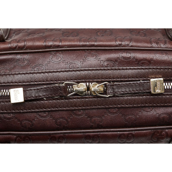 グッチ グッチシマ プリンシー ハンドバック ショルダーバッグ 161720 ブラウン レザー レディース GUCCI 【中古】