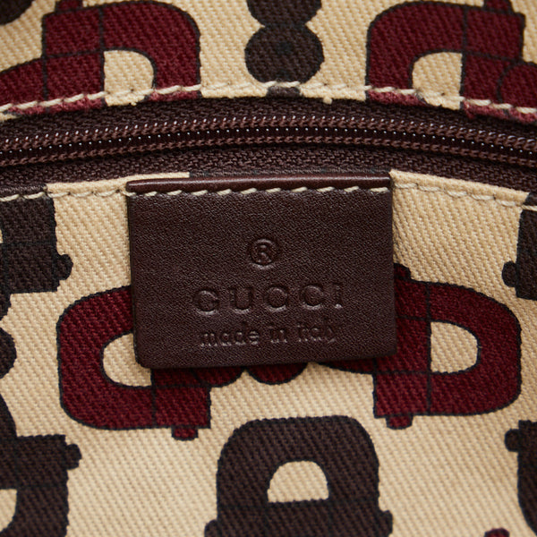 グッチ グッチシマ プリンシー ハンドバック ショルダーバッグ 161720 ブラウン レザー レディース GUCCI 【中古】