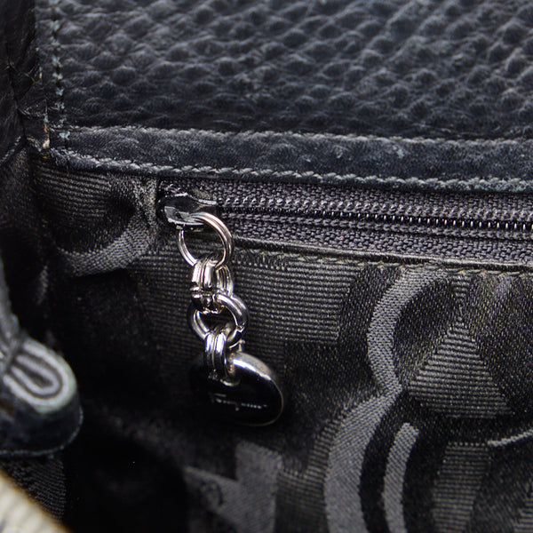 サルヴァトーレフェラガモ ガンチーニ トートバッグ ブラック レザー レディース Salvatore Ferragamo 【中古】