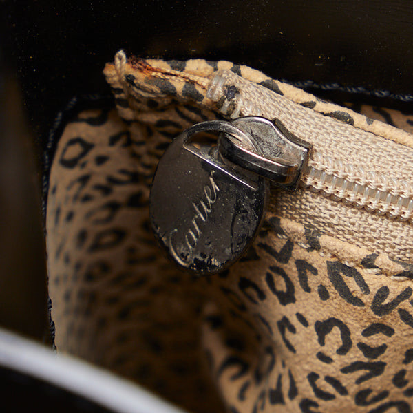 カルティエ パンテール パンサー ショルダーバッグ ブラック レザー レディース CARTIER 【中古】