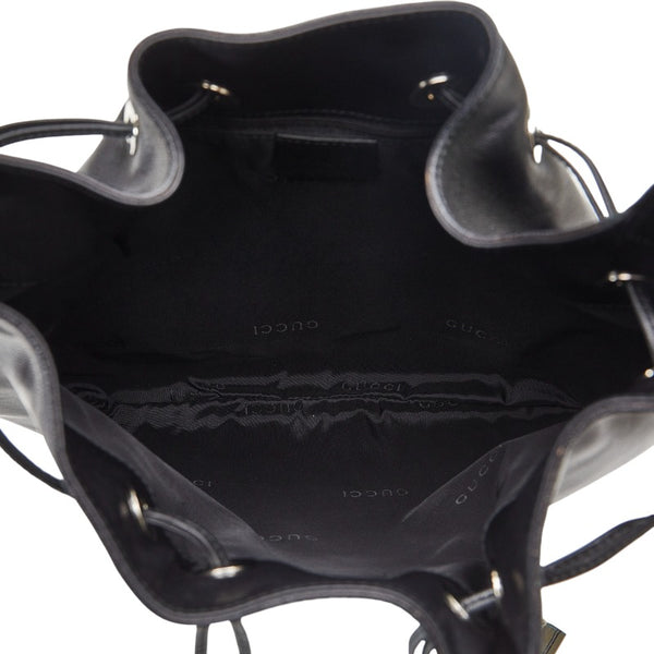 グッチ バンブー ショルダーバッグ ワンショルダーバッグ 001 4033 ブラック レザー レディース GUCCI 【中古】