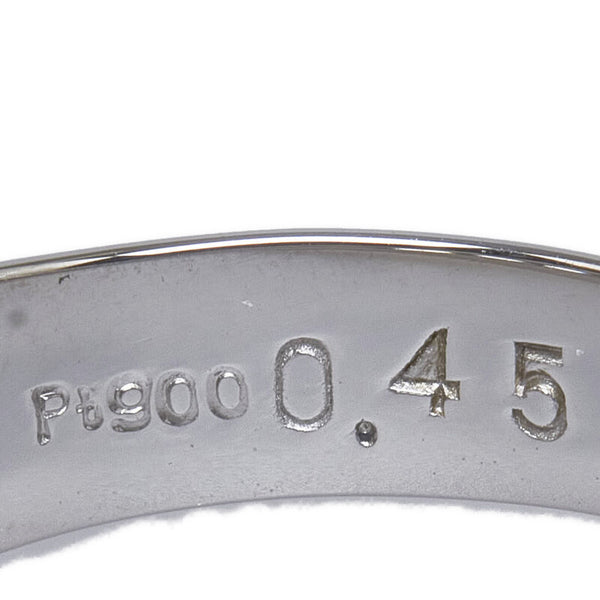 Pt900 プラチナ ダイヤ0.45ct リング 指輪 レディース 10号 【中古】