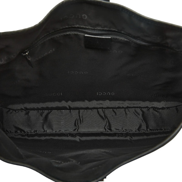 グッチ ジャッキー ショルダーバッグ ワンショルダーバッグ 001 3346 ベージュ ブラック キャンバス レザー レディース GUCCI 【中古】