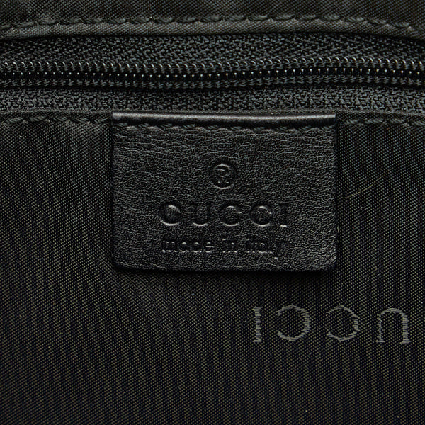 グッチ ジャッキー ショルダーバッグ ワンショルダーバッグ 001 3346 ベージュ ブラック キャンバス レザー レディース GUCCI 【中古】