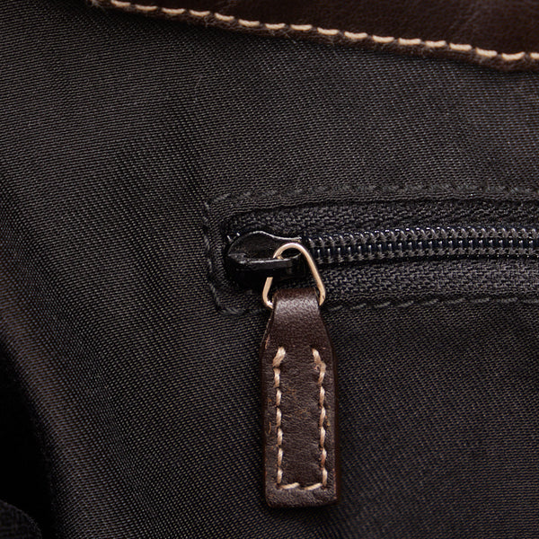 グッチ アビー ハンドバッグ ショルダーバッグ 189835 ブラウン レザー レディース GUCCI 【中古】