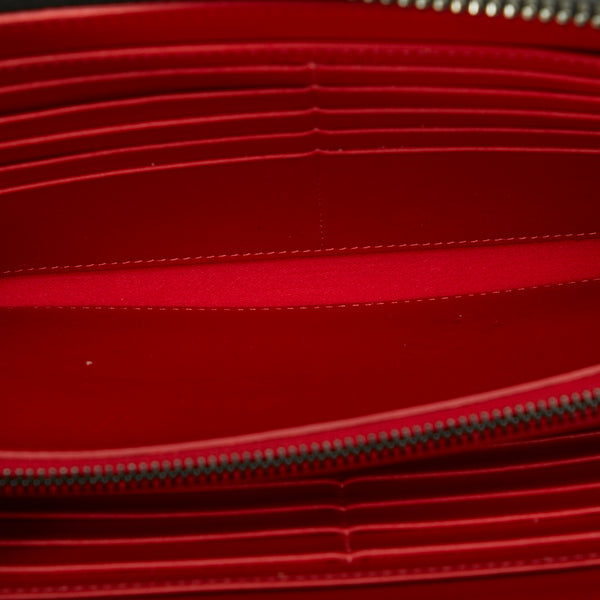 クリスチャンルブタン パネトーネ スパイク スタッズ ウォレットXL セカンドバッグ トラベルケース 長財布 1165043 ブラック レザー メンズ Christian Louboutin 【中古】