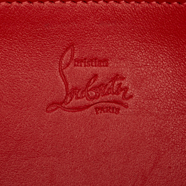 クリスチャンルブタン パネトーネ スパイク スタッズ ウォレットXL セカンドバッグ トラベルケース 長財布 1165043 ブラック レザー メンズ Christian Louboutin 【中古】