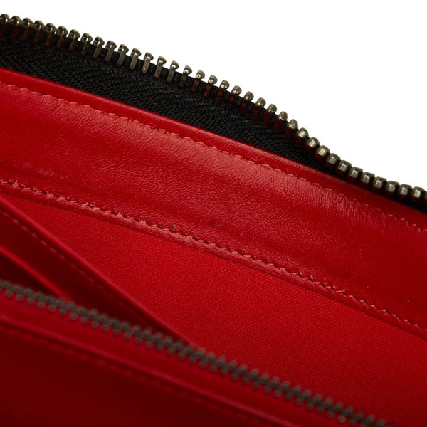 クリスチャンルブタン パネトーネ スパイク スタッズ ウォレットXL セカンドバッグ トラベルケース 長財布 1165043 ブラック レザー メンズ Christian Louboutin 【中古】