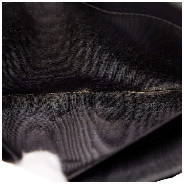 シャネル ココマーク ラウンドファスナー 長財布 ブラック キャビアスキン レディース CHANEL 【中古】