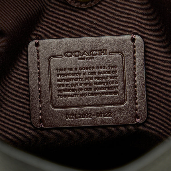 コーチ ハンドバッグ ショルダーバッグ 2WAY 91122 ブラック レザー レディース COACH 【中古】