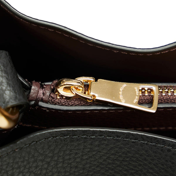 コーチ ハンドバッグ ショルダーバッグ 2WAY 91122 ブラック レザー レディース COACH 【中古】