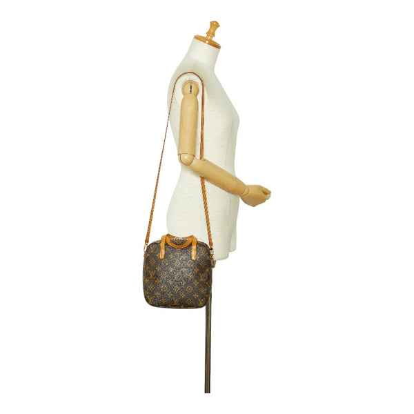 ルイ ヴィトン モノグラム スポンティーニ ハンドバッグ ショルダーバッグ 2WAY M47500 ブラウン PVC レザー レディース LOUIS VUITTON 【中古】