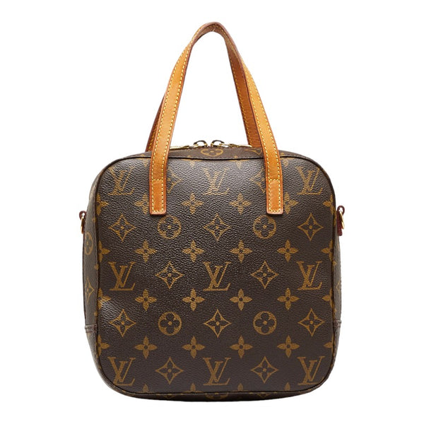 ルイ ヴィトン モノグラム スポンティーニ ハンドバッグ ショルダーバッグ 2WAY M47500 ブラウン PVC レザー レディース LOUIS VUITTON 【中古】