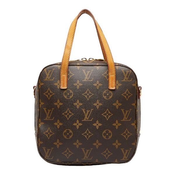 ルイ ヴィトン モノグラム スポンティーニ ハンドバッグ ショルダーバッグ 2WAY M47500 ブラウン PVC レザー レディース LOUIS VUITTON 【中古】