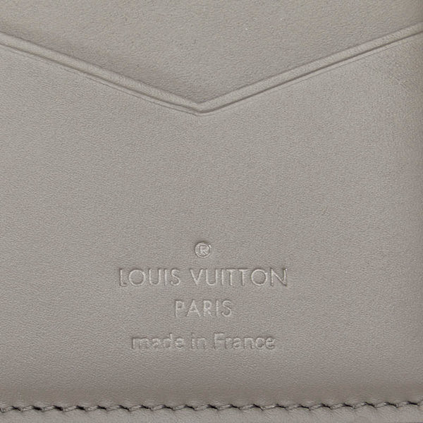 ルイ ヴィトン モノグラム シャドウ オーガナイザー ドゥ ポッシュ カードケース M81382 グレー レザー メンズ LOUIS VUITTON 【中古】