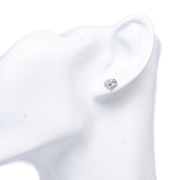 Pt850 プラチナ ダイヤ0.26ct ピアス レディース 【中古】