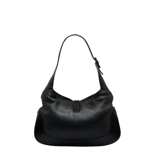 グッチ ジャッキー ワンショルダーバッグ 00963 ブラック レザー ファー レディース GUCCI 【中古】