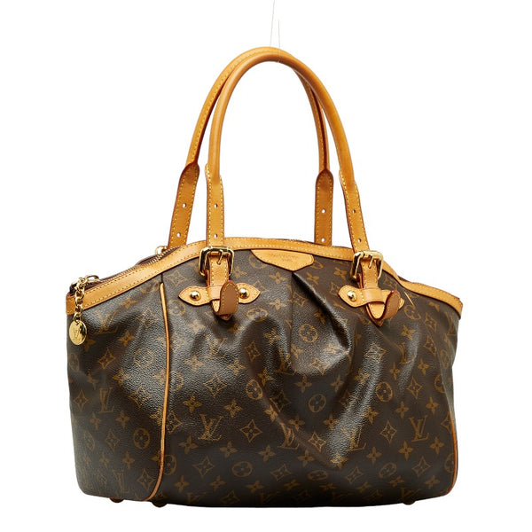 ルイ ヴィトン モノグラム ティヴォリGM ハンドバッグ ショルダーバッグ M40144 ブラウン PVC レザー レディース LOUIS VUITTON 【中古】