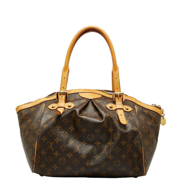 ルイ ヴィトン モノグラム ティヴォリGM ハンドバッグ ショルダーバッグ M40144 ブラウン PVC レザー レディース LOUIS VUITTON 【中古】
