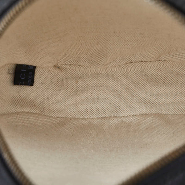 グッチ GG ベルベット ラウンド 斜めがけ ショルダーバッグ 574978 ワインレッド ブラック ベルベット レザー レディース GUCCI 【中古】