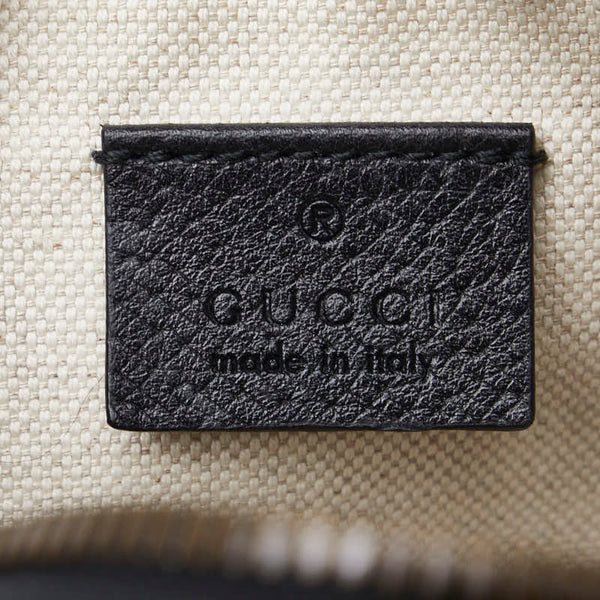 グッチ GG ベルベット ラウンド 斜めがけ ショルダーバッグ 574978 ワインレッド ブラック ベルベット レザー レディース GUCCI 【中古】