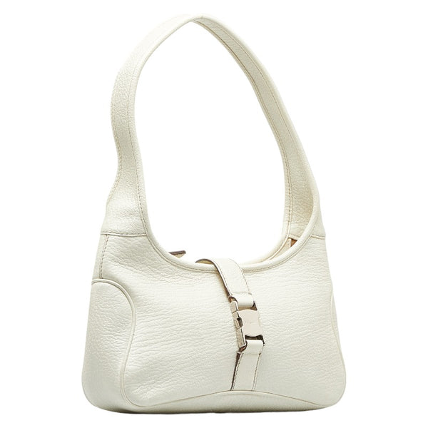 サルヴァトーレフェラガモ ヴァラ ハンドバッグ ワンショルダーバッグ AU21-0734 ホワイト レザー レディース Salvatore Ferragamo 【中古】