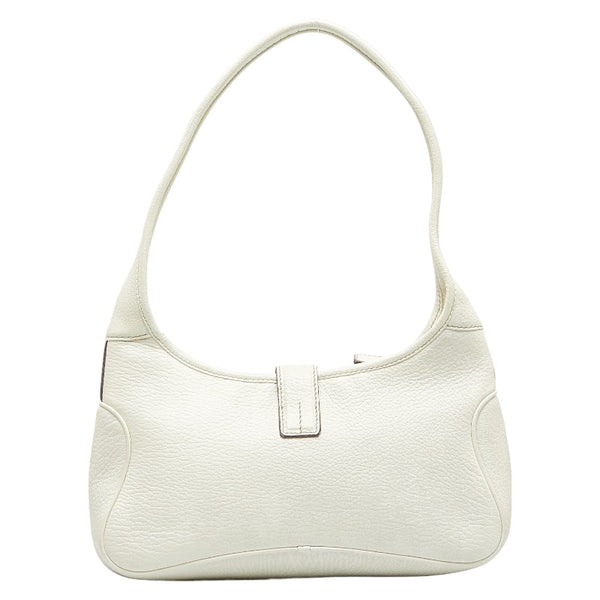 サルヴァトーレフェラガモ ヴァラ ハンドバッグ ワンショルダーバッグ AU21-0734 ホワイト レザー レディース Salvatore Ferragamo 【中古】