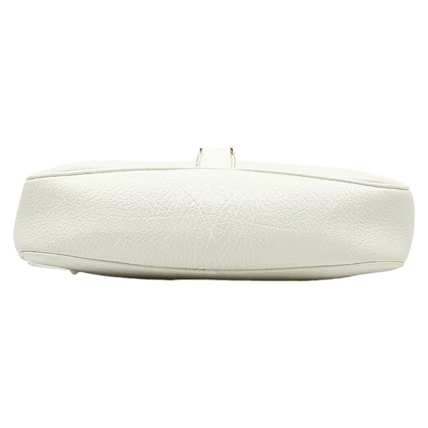 サルヴァトーレフェラガモ ヴァラ ハンドバッグ ワンショルダーバッグ AU21-0734 ホワイト レザー レディース Salvatore Ferragamo 【中古】