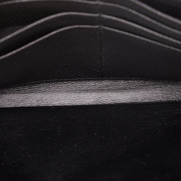 サンローラン カサンドラ 長財布 414567 ブラック レザー レディース SAINT LAURENT 【中古】