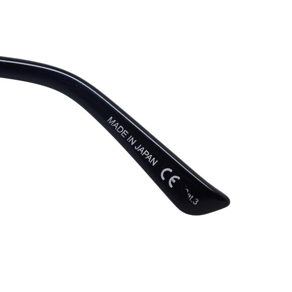 グッチ アジアンフィット ウェリントン型 サングラス GG0075SK 001 ブラック シルバー メタル プラスチック レディース GUCCI 【中古】