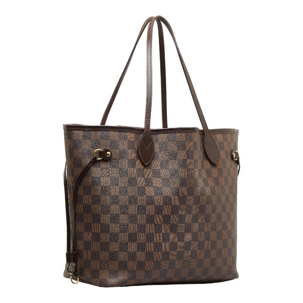 ルイ ヴィトン ダミエ ネヴァーフルMM ショルダーバッグ トートバッグ N51105 ブラウン PVC レザー レディース LOUIS VUITTON 【中古】