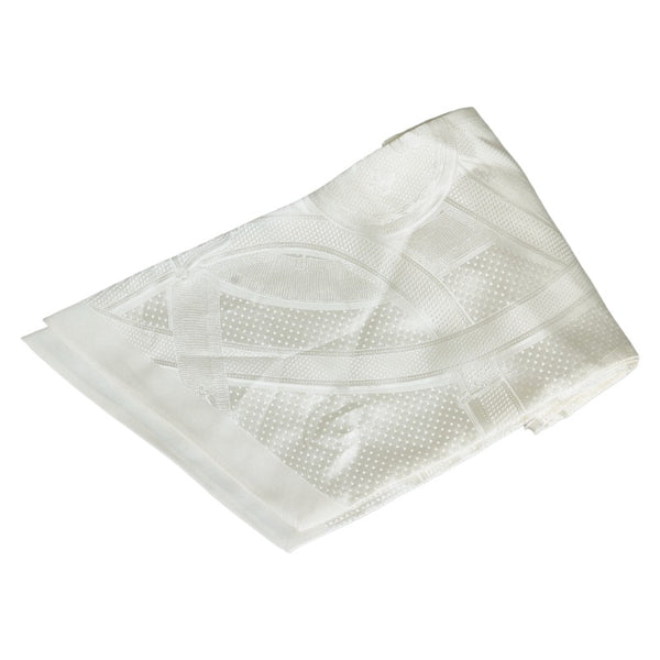 エルメス マキシ ツイリー スカーフ ホワイト シルク レディース HERMES 【中古】