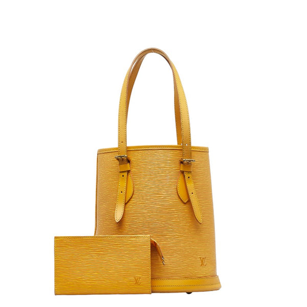 ルイ ヴィトン エピ バケットPM スペシャルオーダー トートバッグ タッシリイエロー レザー レディース LOUIS VUITTON 【中古】