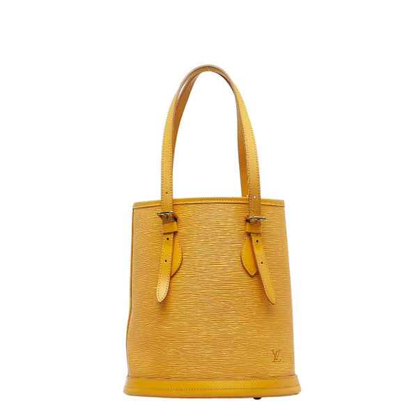 ルイ ヴィトン エピ バケットPM スペシャルオーダー トートバッグ タッシリイエロー レザー レディース LOUIS VUITTON 【中古】